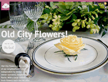 Tablet Screenshot of oldcityflowers.com